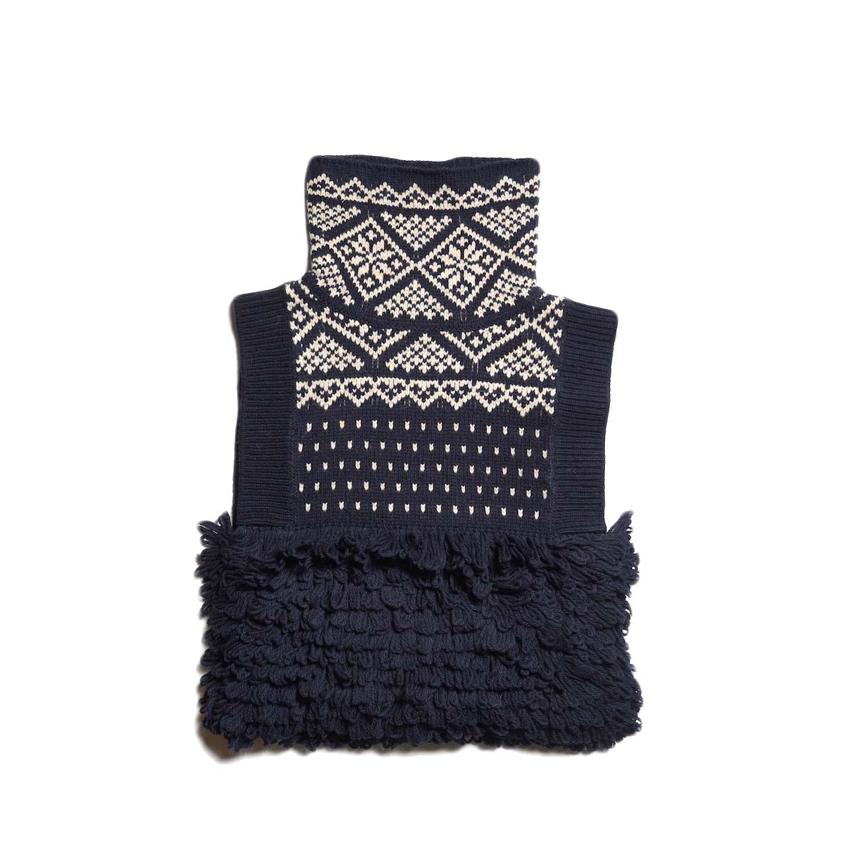 HYKE / NORDIC VEST (Navy)