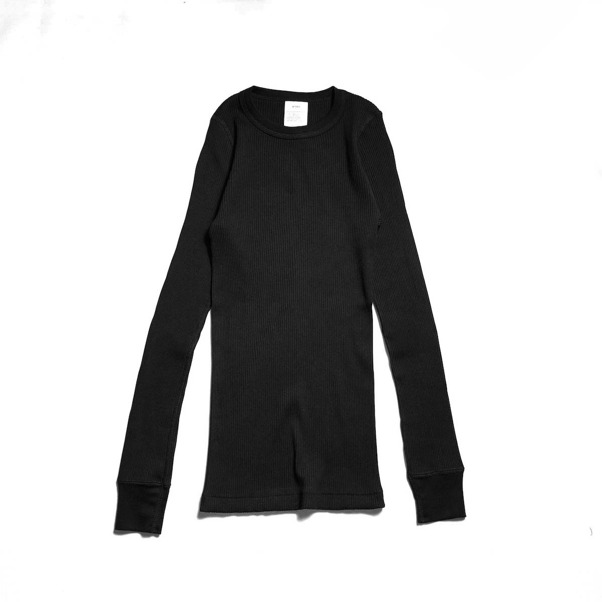 HYKE / LONG-SLV TEE (Black)