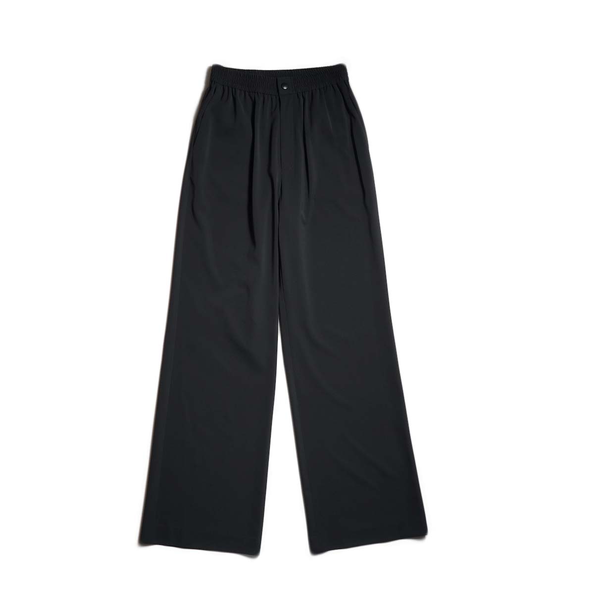 HYKE / STRETCH WIDE LEG PANTS (Black)