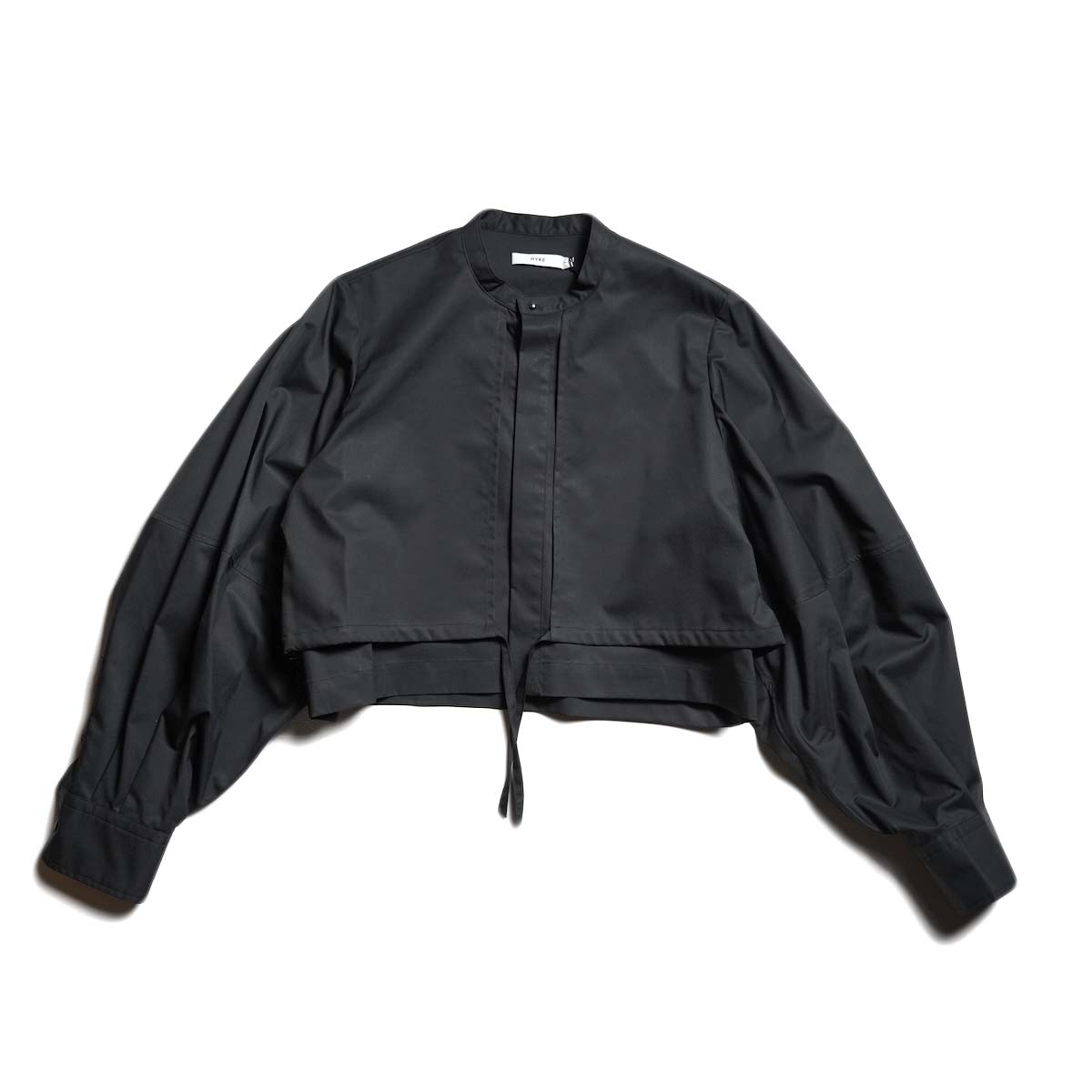 HYKE / T/C BALLOON SLEEVE BLOUSE (Black)