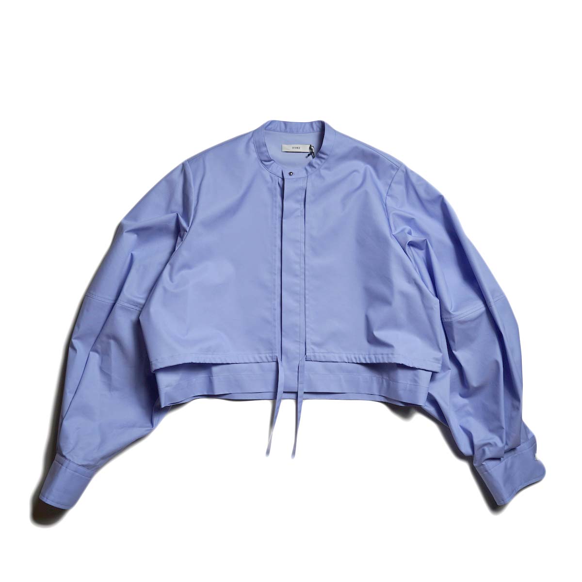 HYKE / T/C BALLOON SLEEVE BLOUSE (Blue)