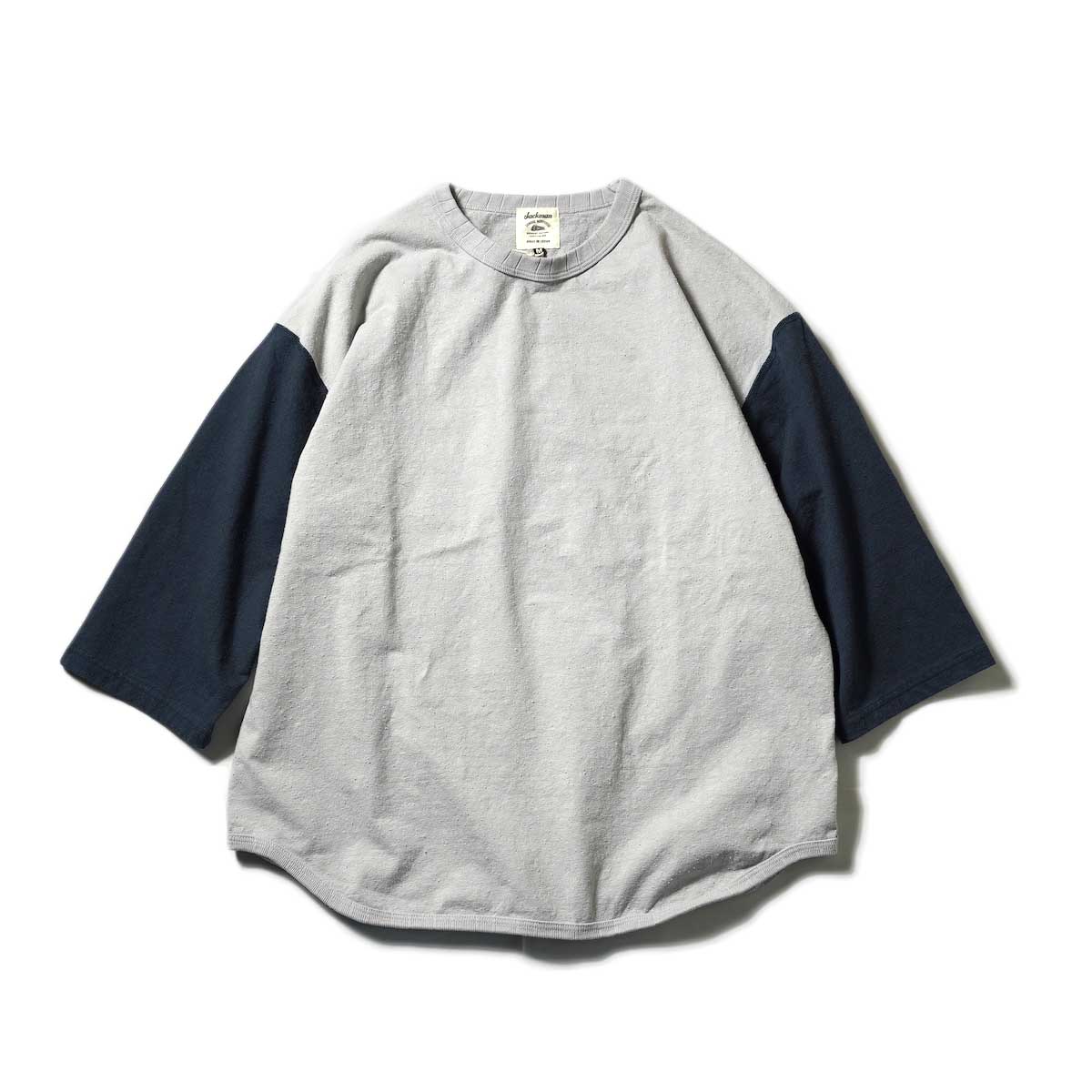 Jackman / Nep Baseball T-Shirt (Uni Silver × Sumikuro)