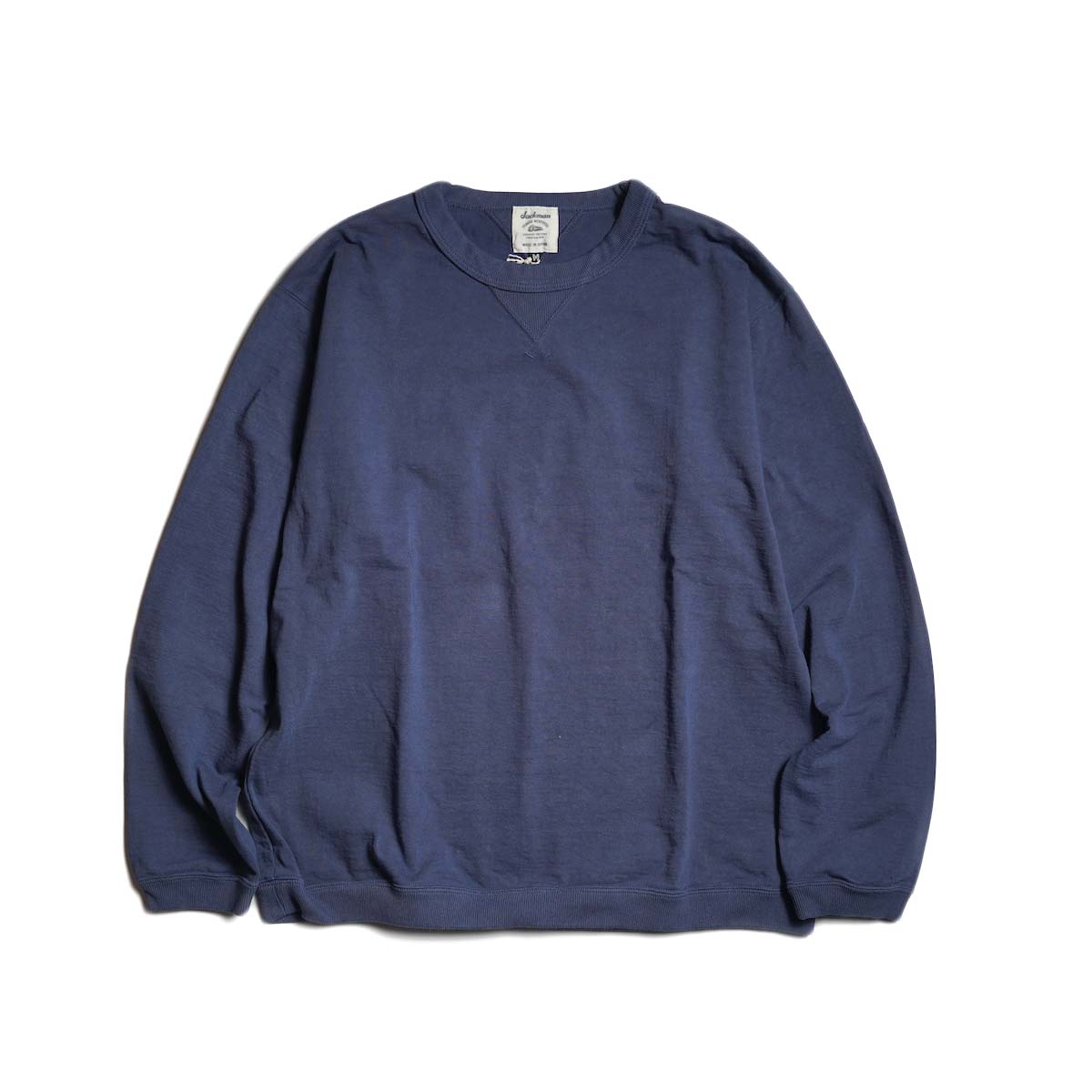 Jackman / Dotsume Rib LS T-shirt (Retro Navy)