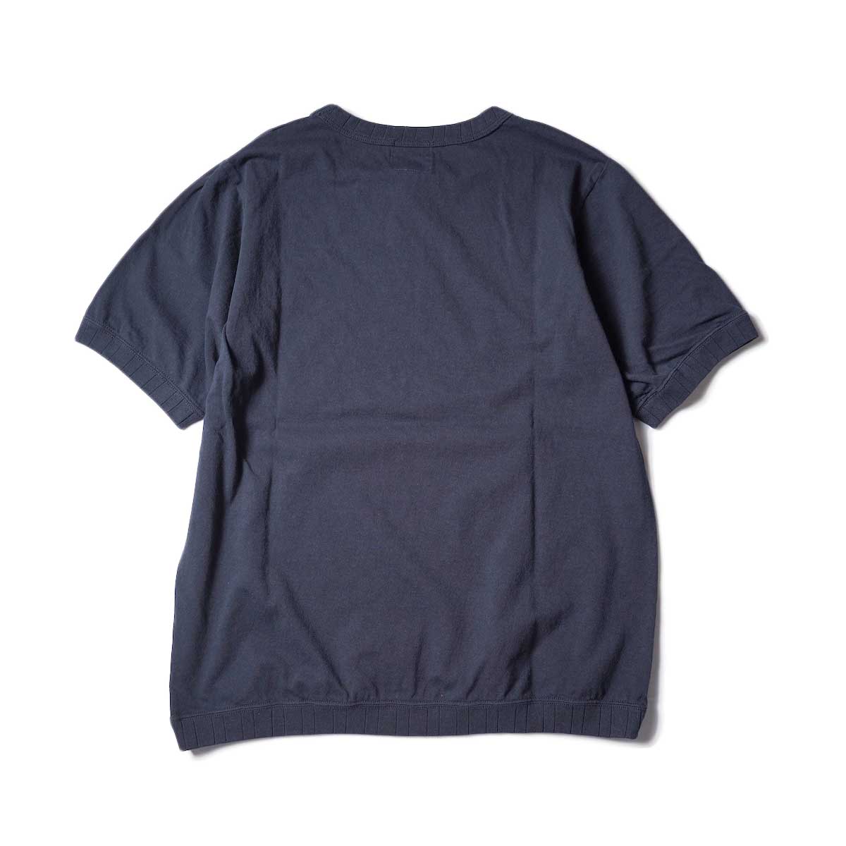 Jackman / Rib T-Shirt (Dark Navy)背面