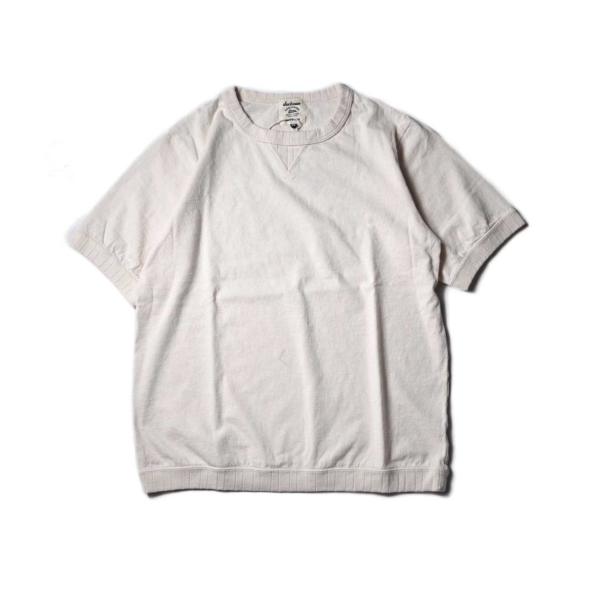 Jackman / Rib T-Shirt (Kinari)正面