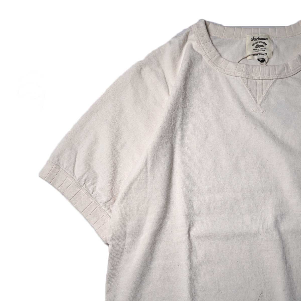 Jackman / Rib T-Shirt (Kinari)袖
