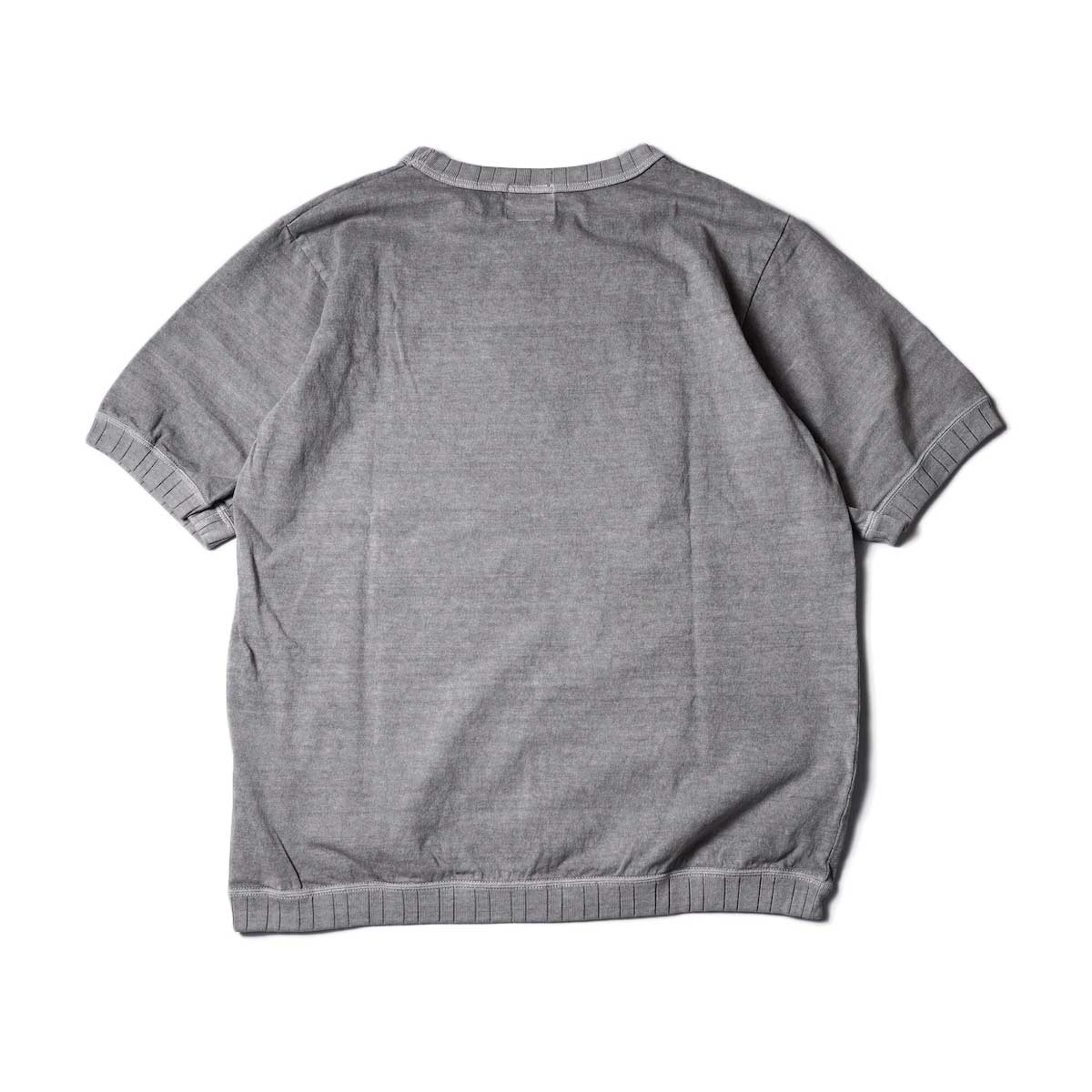 Jackman / Rib T-Shirt (Mid Gray)背面