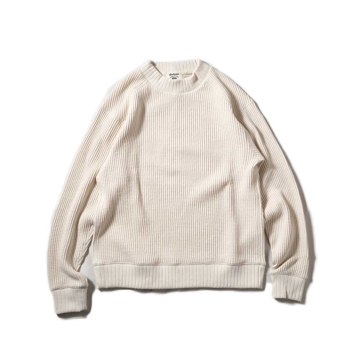 Jackman / Waffle Midneck (Ivory)正面