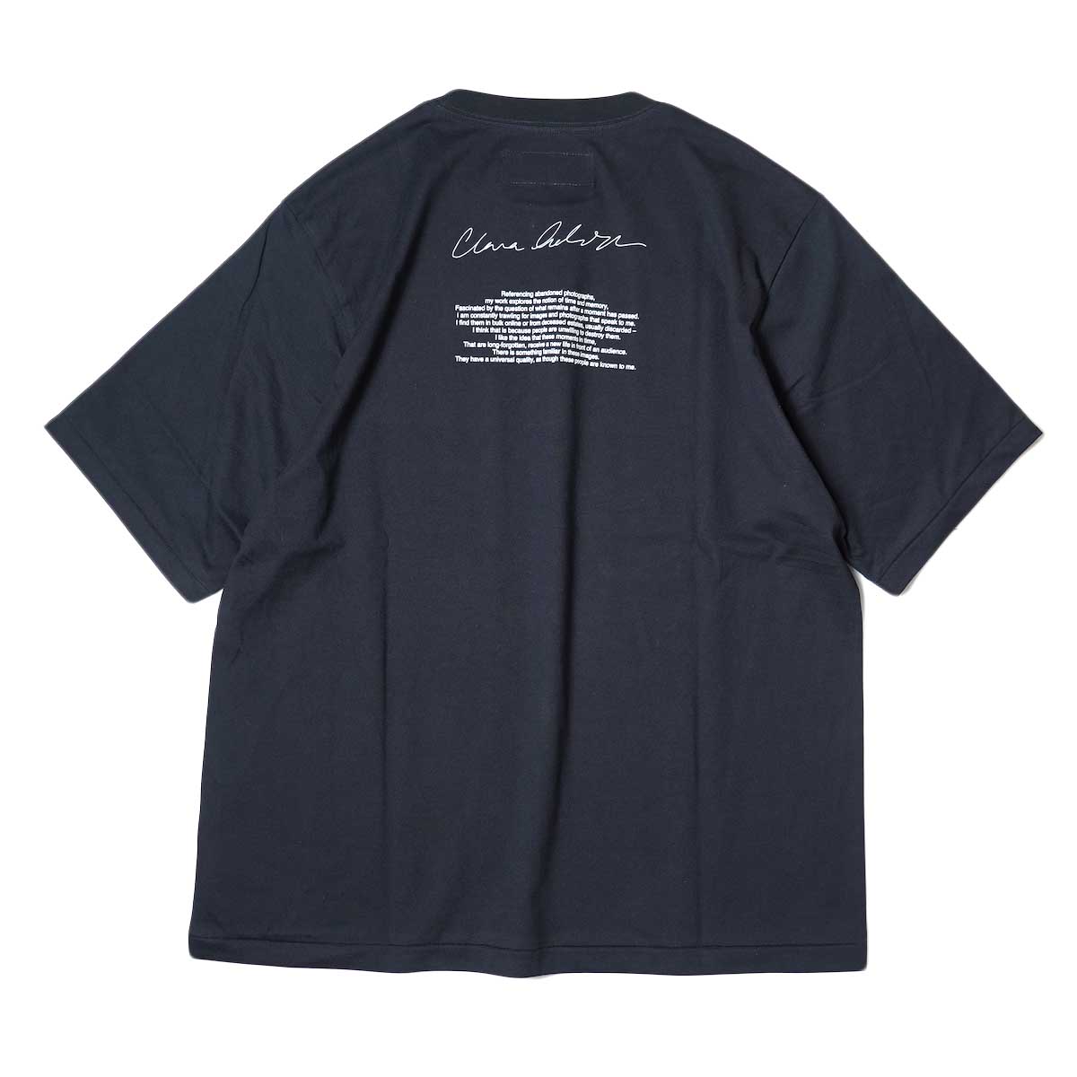 JANE SMITH / YELLOW SMOKE SHORT S/S T-Shirt (Black) 背面
