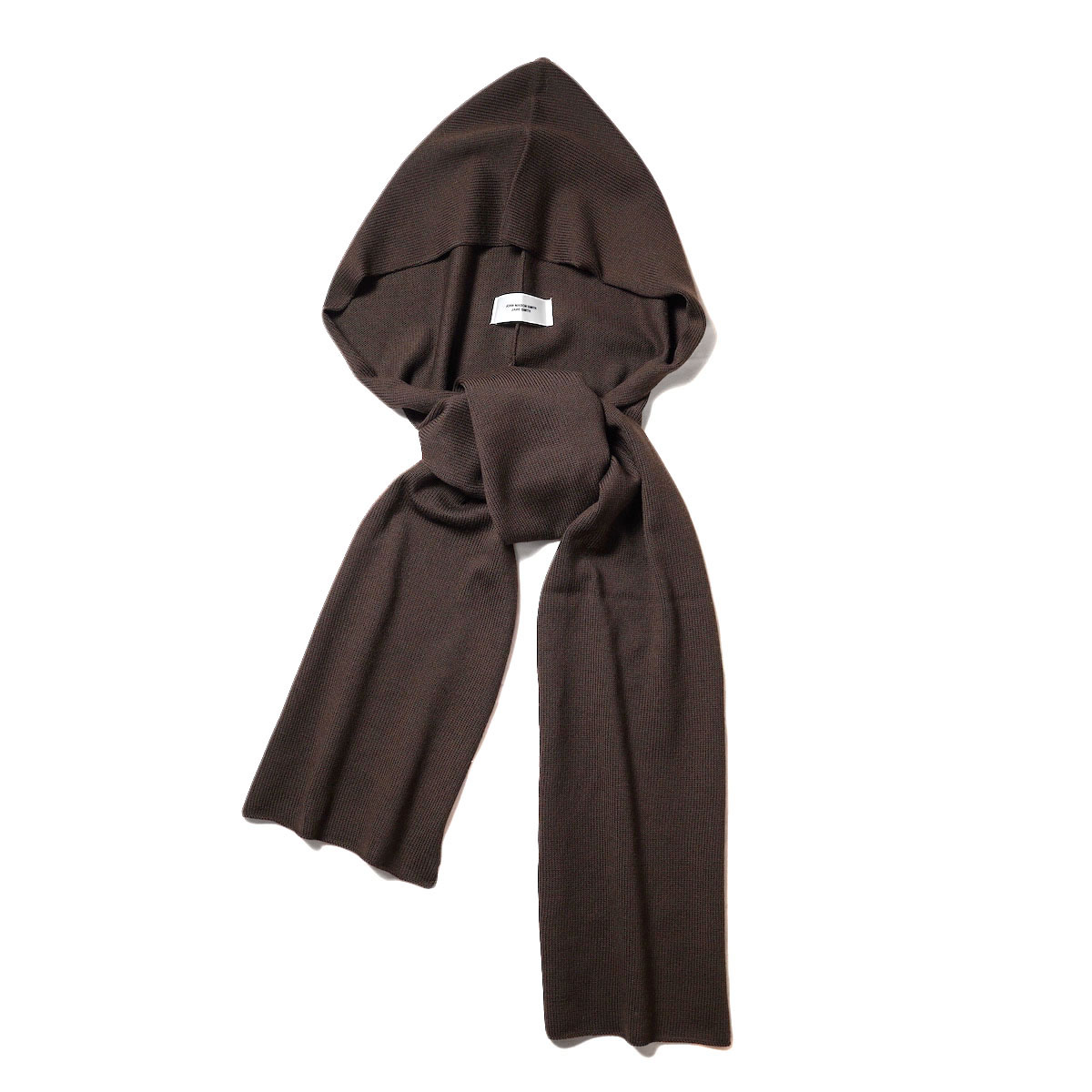 JANE SMITH / SCARF HOODIE (Brown)