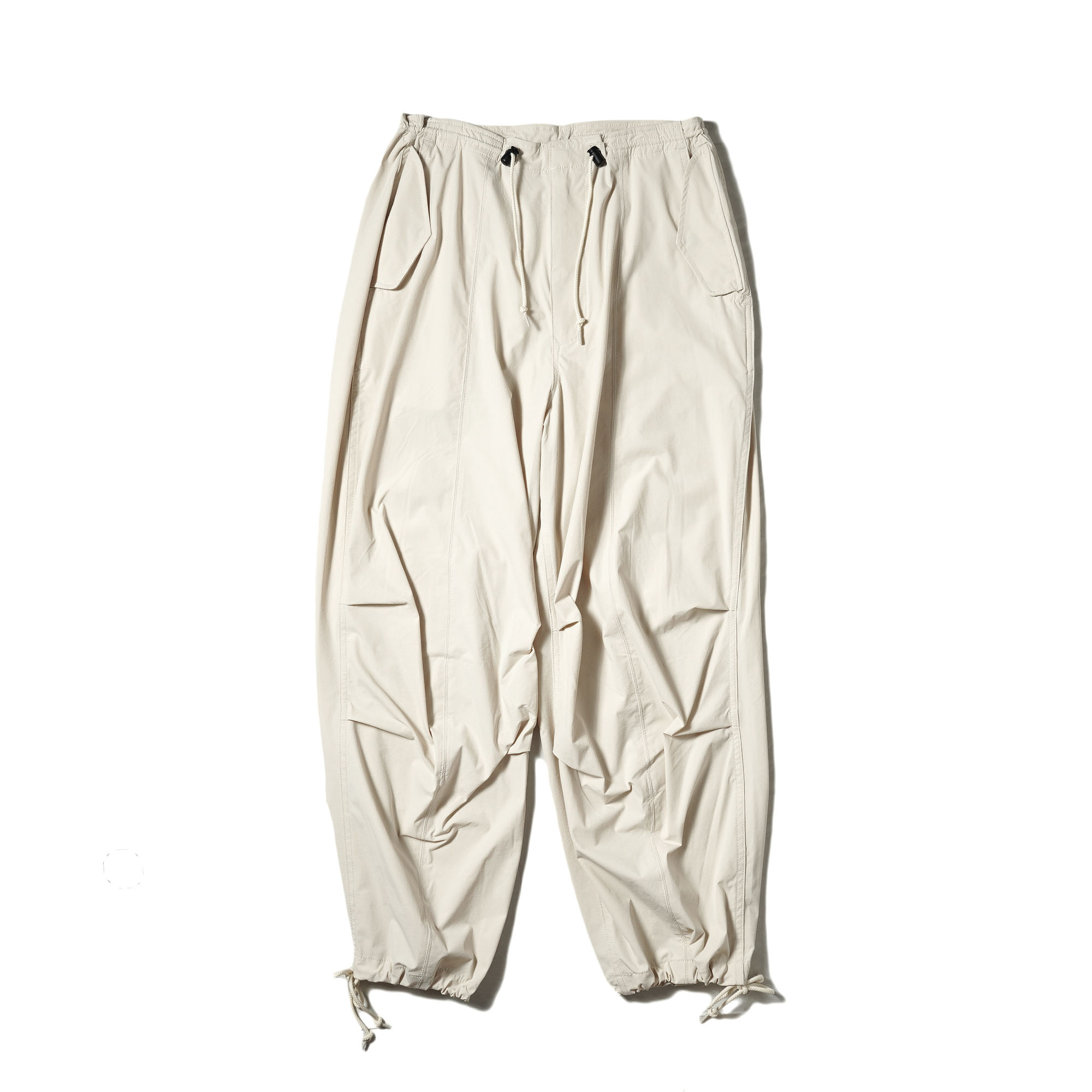 KHA:KI / OVAL STRECH TROUSERS (Beige)