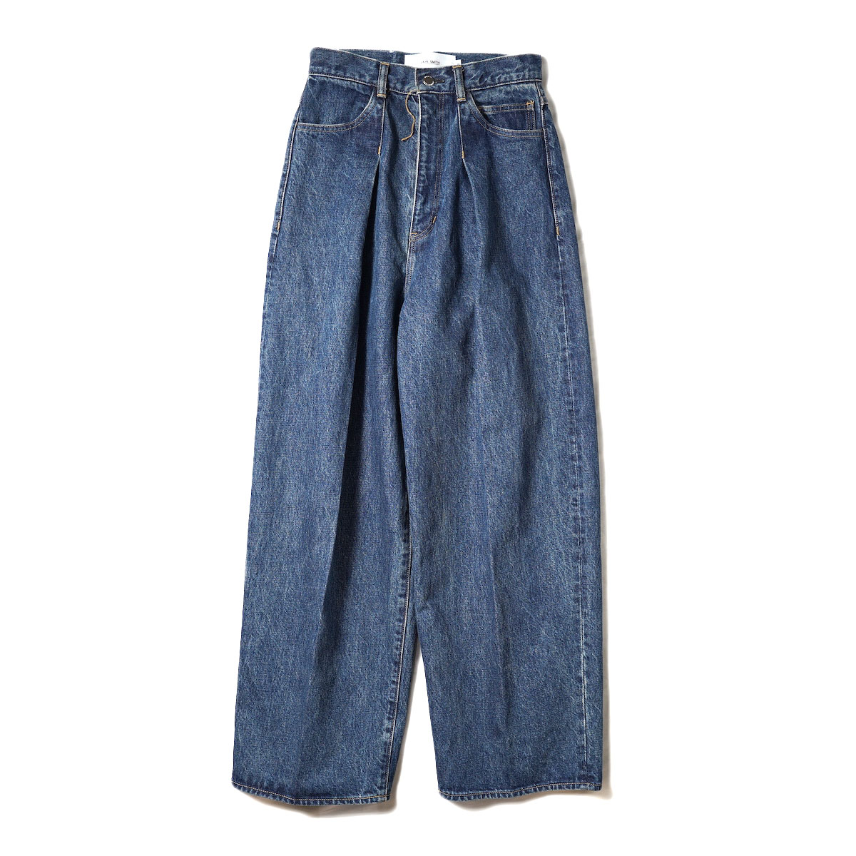 JANE SMITH / 14.5oz DENIM IN TUCK COMFORT TAPERED PANTS