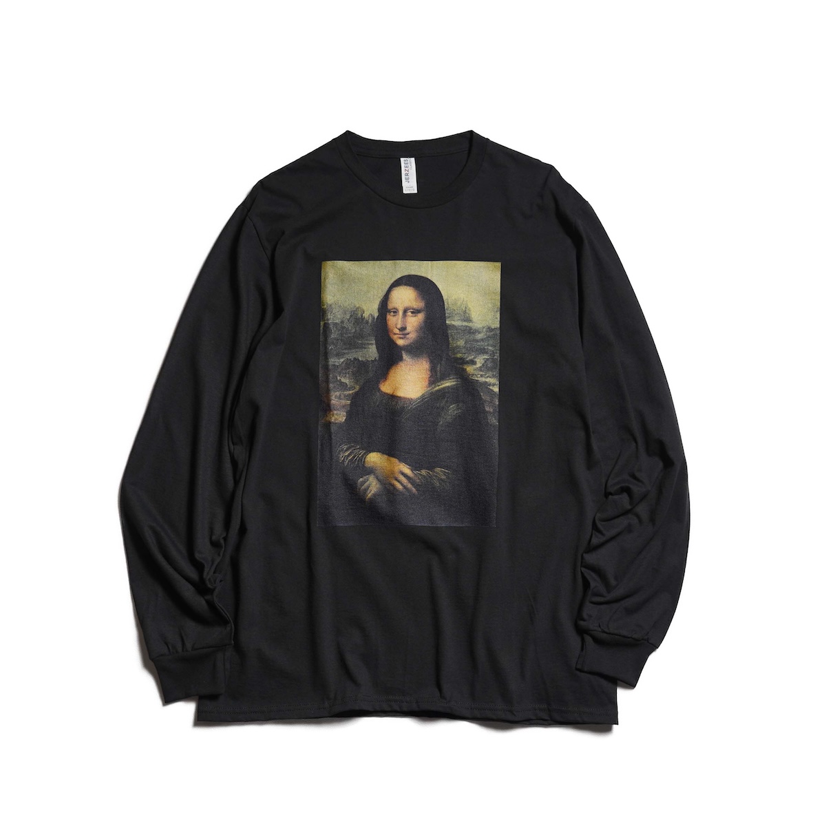 JERZEES / "MONA LISA" LS TEE (Black)