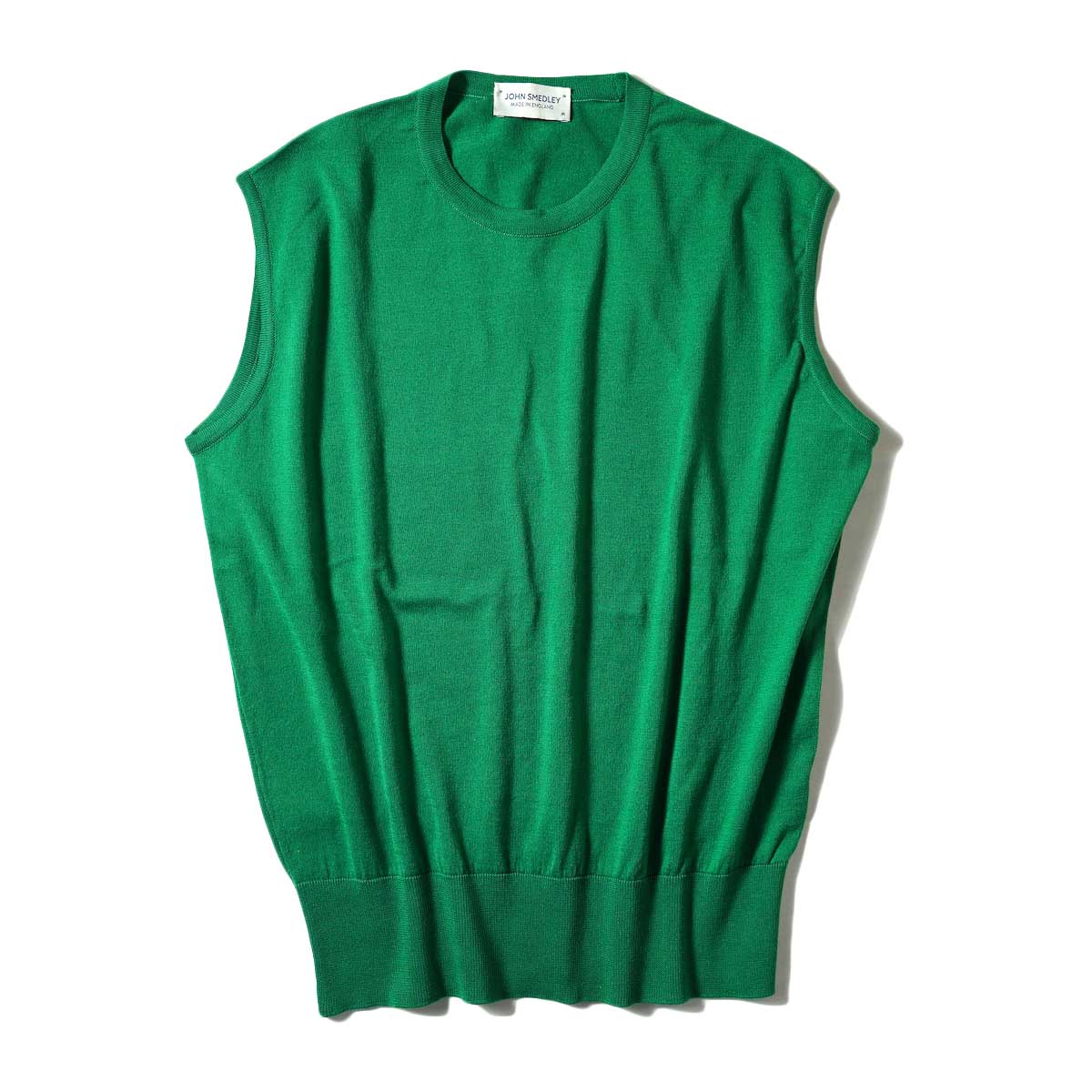 JOHN SMEDLEY / SWEATER CN NS (Scotch Green)
