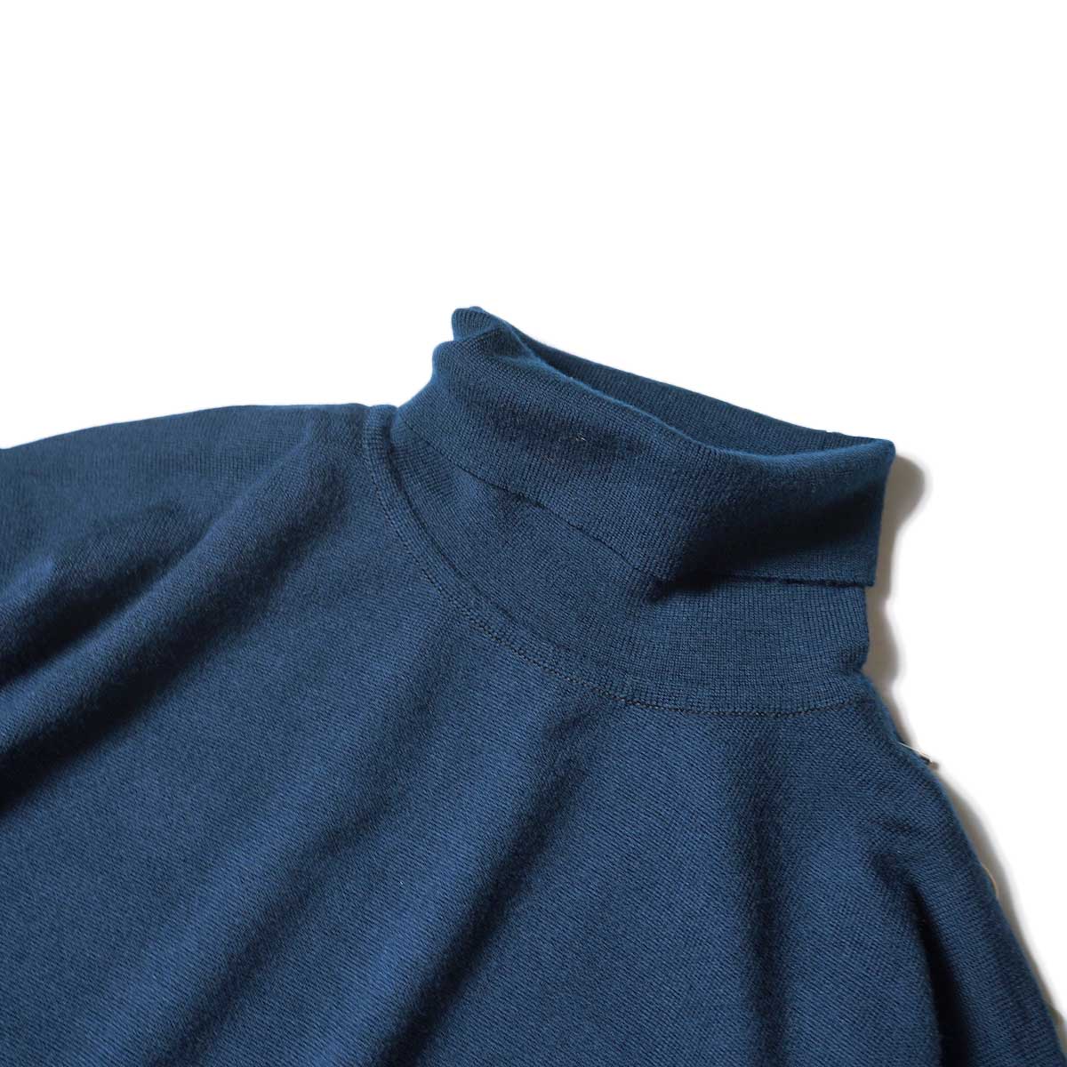 JOHN SMEDLEY / A4588 PULLOVER RC LS (Orion Green)ネック