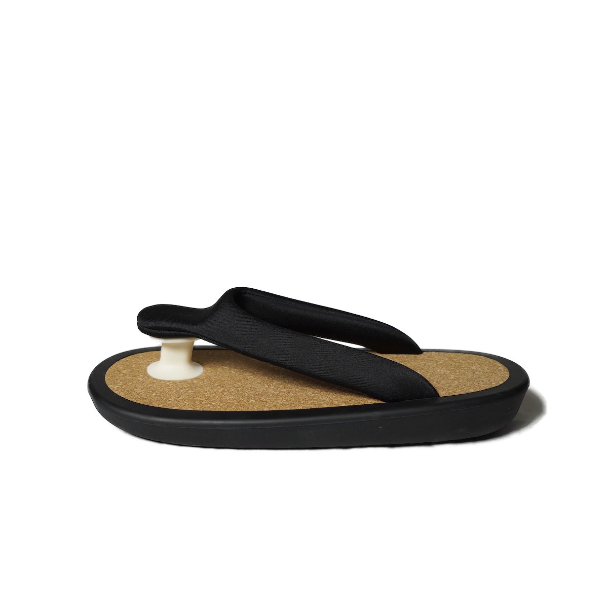 JOJO / Beach Sandal (BLACK × CORK)