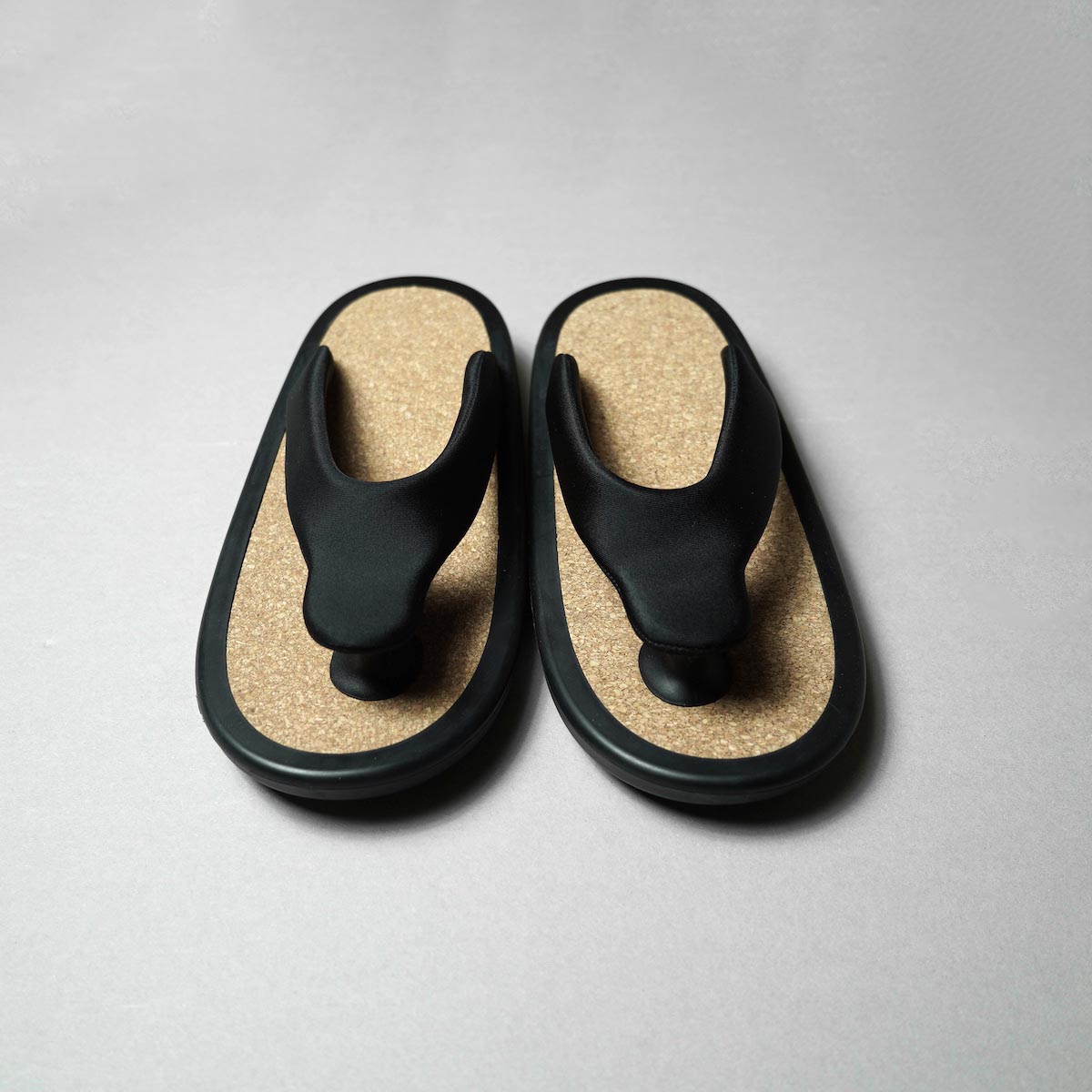 JOJO / Beach Sandal (ALL BLACK × CORK) 前