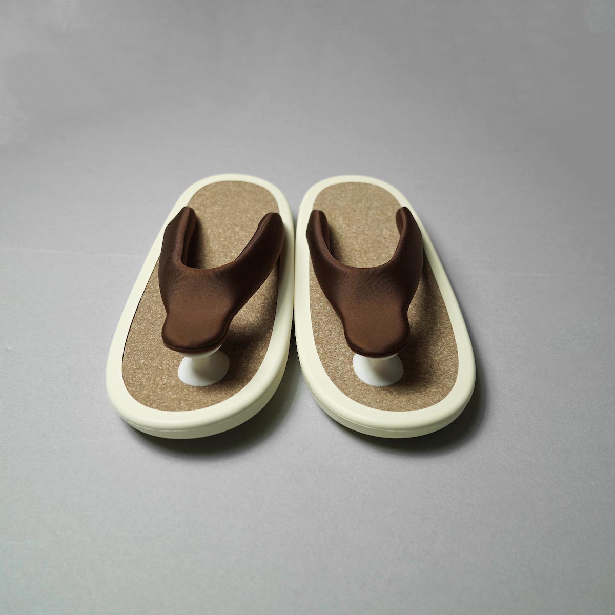 JOJO / Beach Sandal (BROWN × CORK)  前
