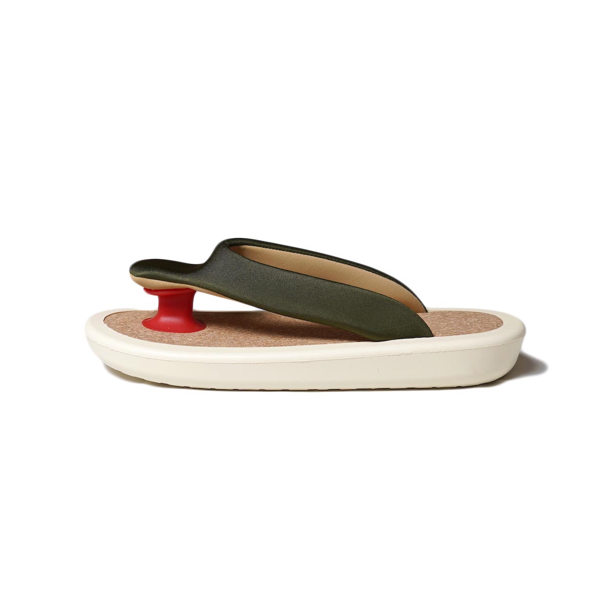 JOJO / Beach Sandal (OLIVE BEIGE × CORK)