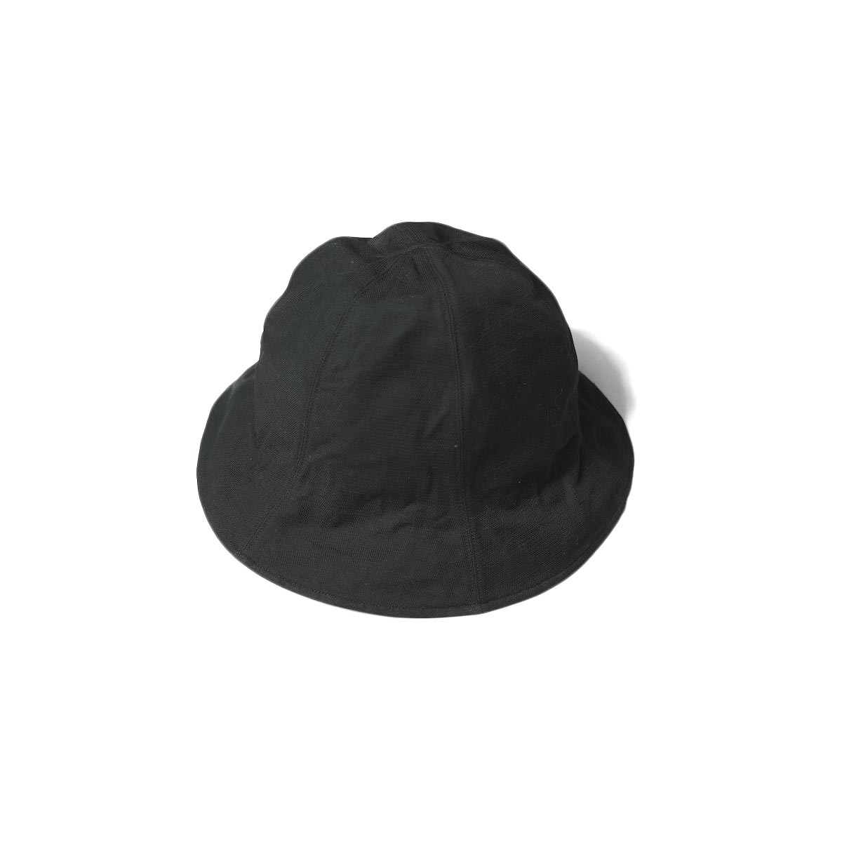 KIJIMA TAKAYUKI / RIPPLED TULIP HAT (231213) (Black)