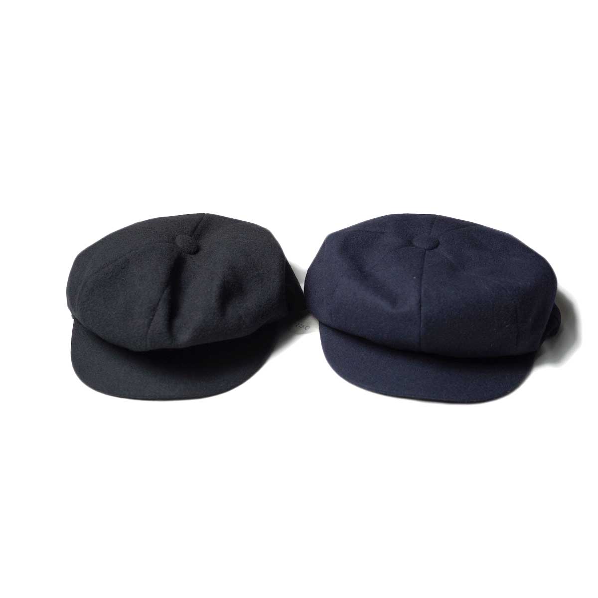 KIJIMA TAKAYUKI / Melton wool compact casquette.