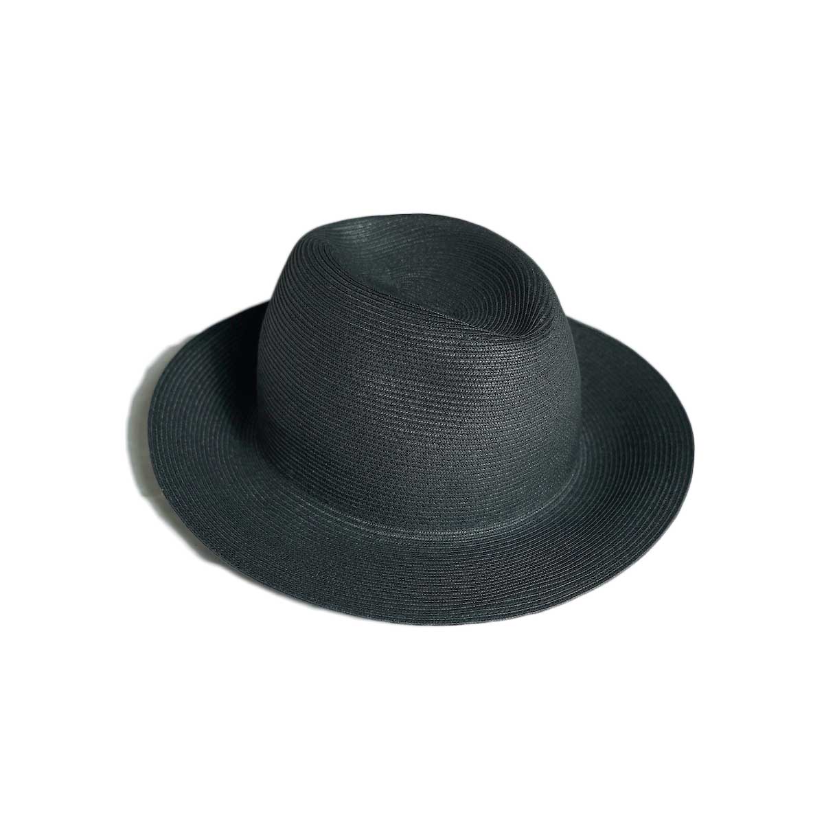KIJIMA TAKAYUKI / PAPER BRAID SOFT HAT (Black)