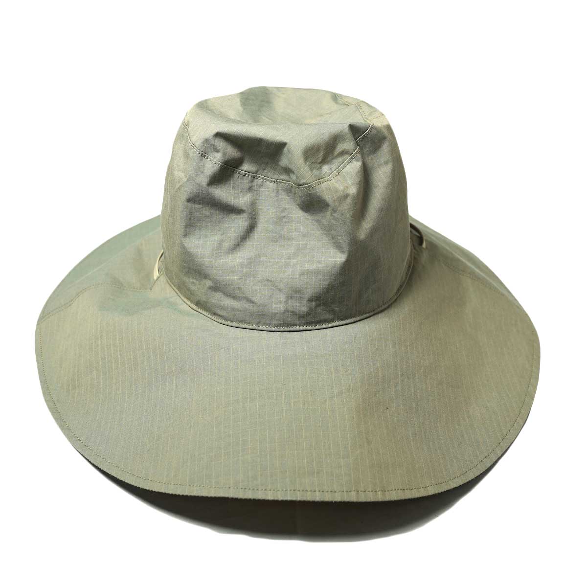 KIJIMA TAKAYUKI / Rip STtop Outdoor Hat (Khaki) 背面