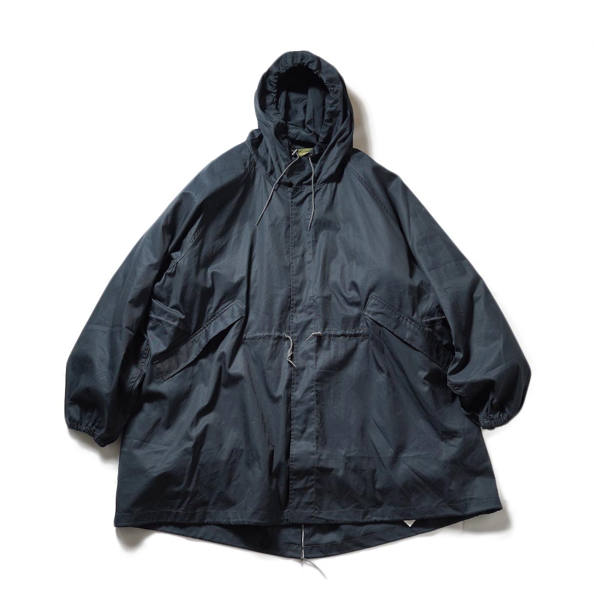 MADE IN STANDARD / sashland 90s snow parka with dead-stock lining water ploof cotton twill (Dk.Navy)正面