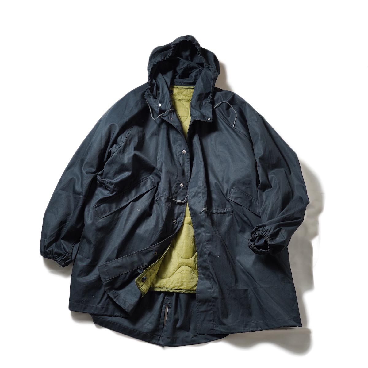 MADE IN STANDARD / sashland 90s snow parka with dead-stock lining water ploof cotton twill (Dk.Navy)イメージ