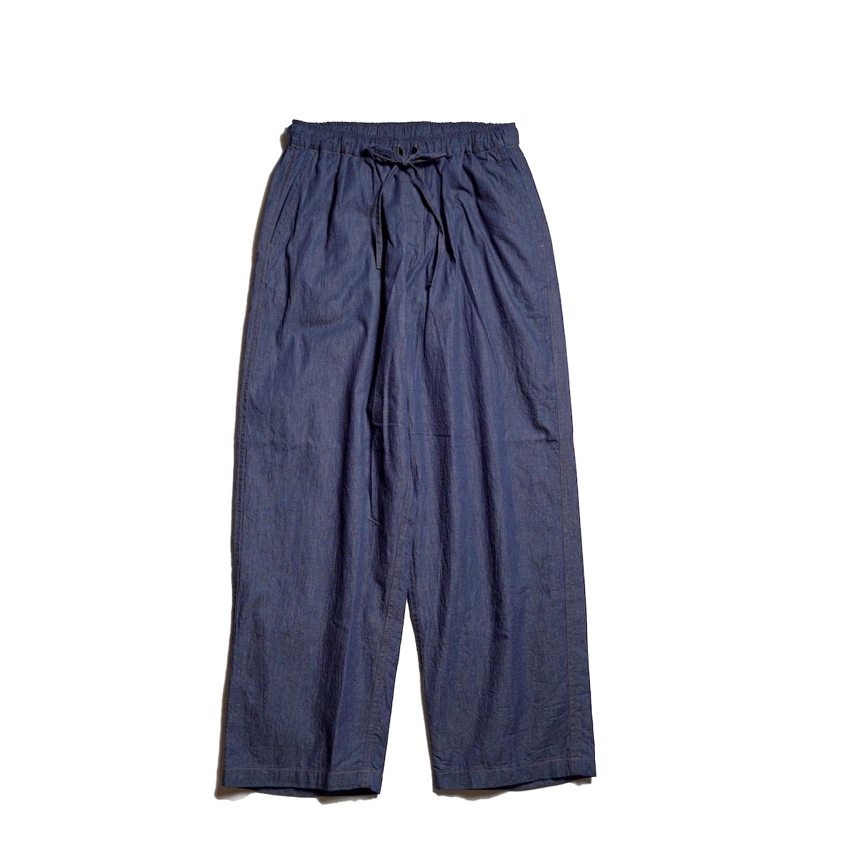 maison de soil / LIGHT WEIGHT DENIM EASY PANTS (DK.Indigo)