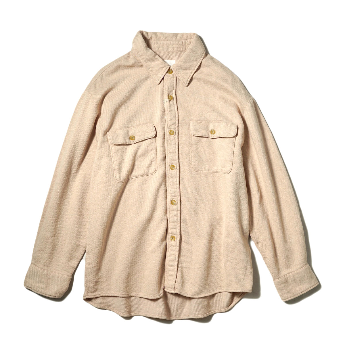 MYTHINKS / MY NEON NEL SHIRT (Beige)