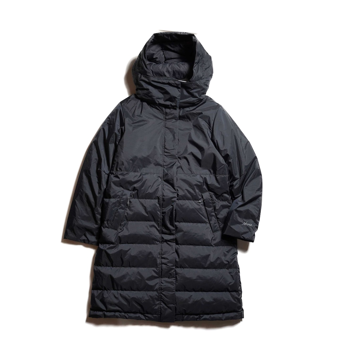 NANGA / AURORA TEX DOWN HALF COAT W (Black)