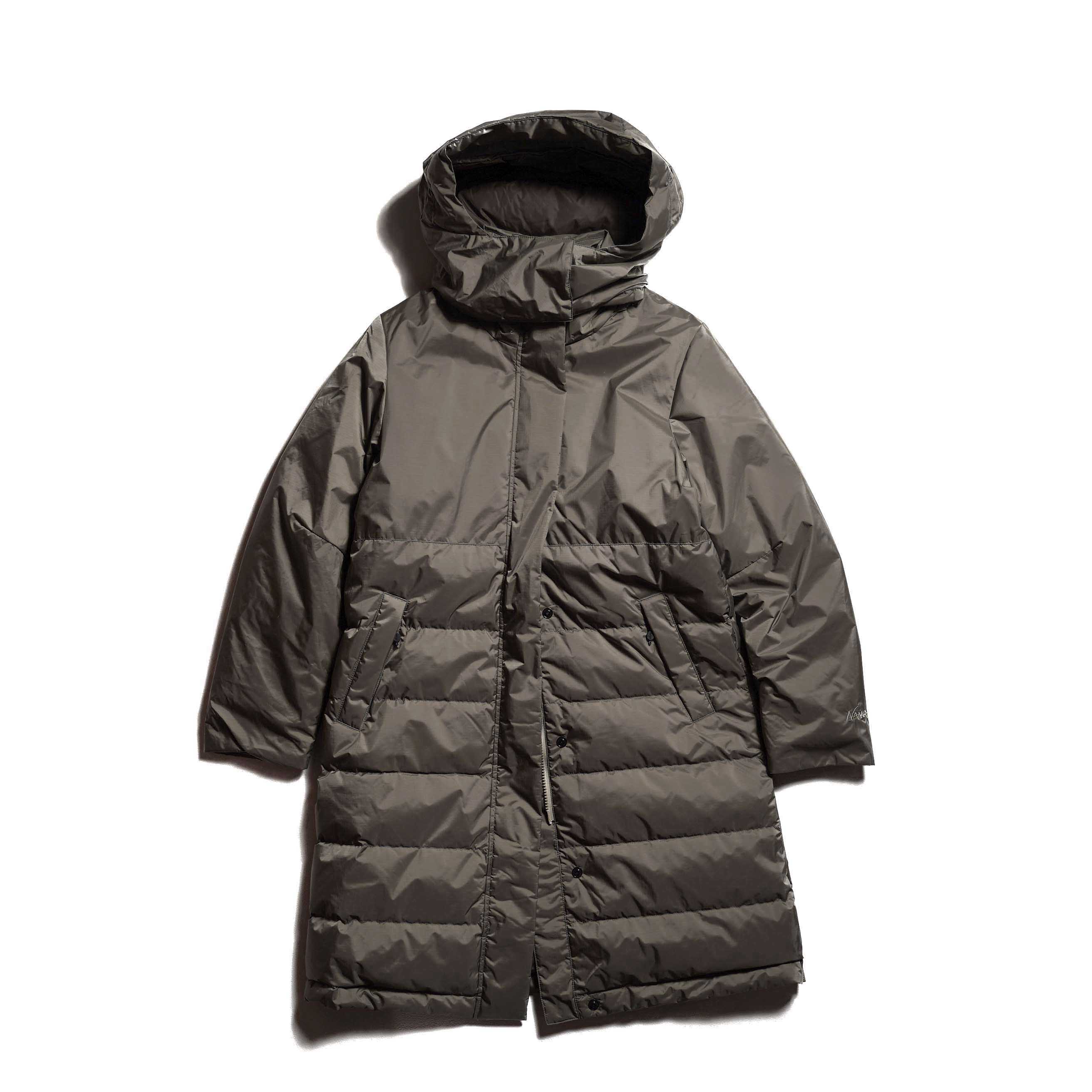 NANGA / AURORA TEX DOWN HALF COAT W (M.Gray)