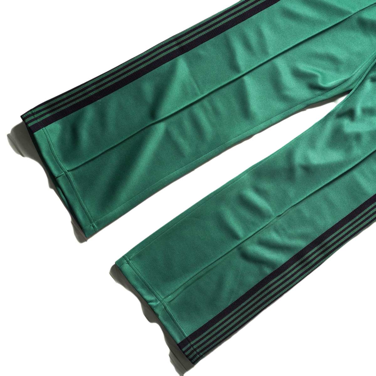 Needles / Boot Cut Track Pant -Poly Smooth (Emerald)裾