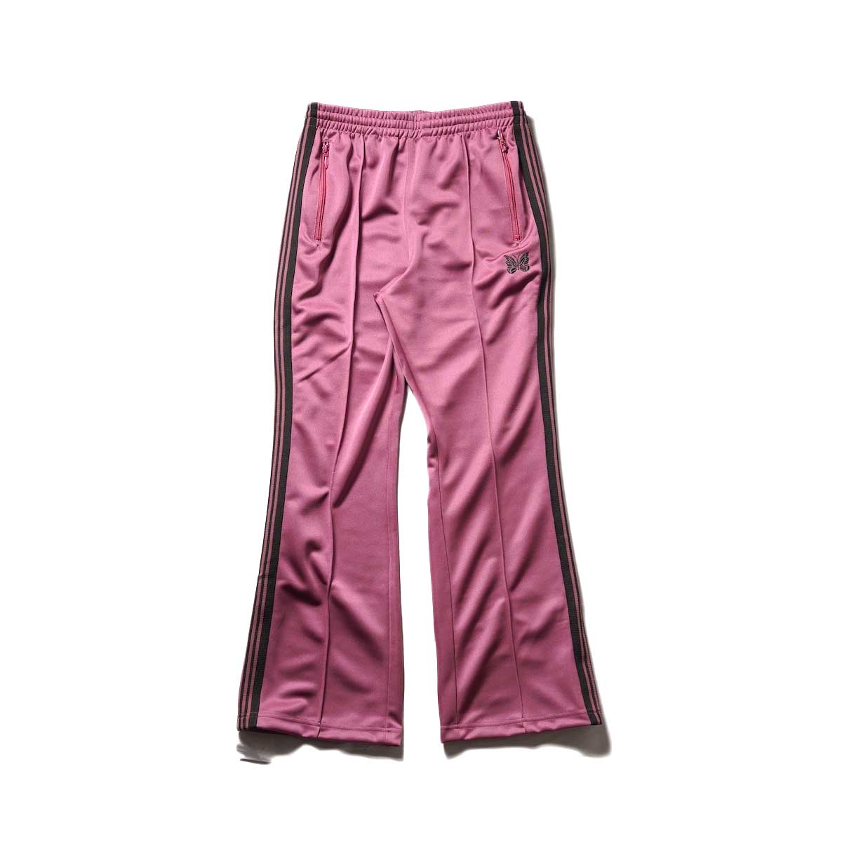 Needles / Boot Cut Track Pant -Poly Smooth (Smork Pink)