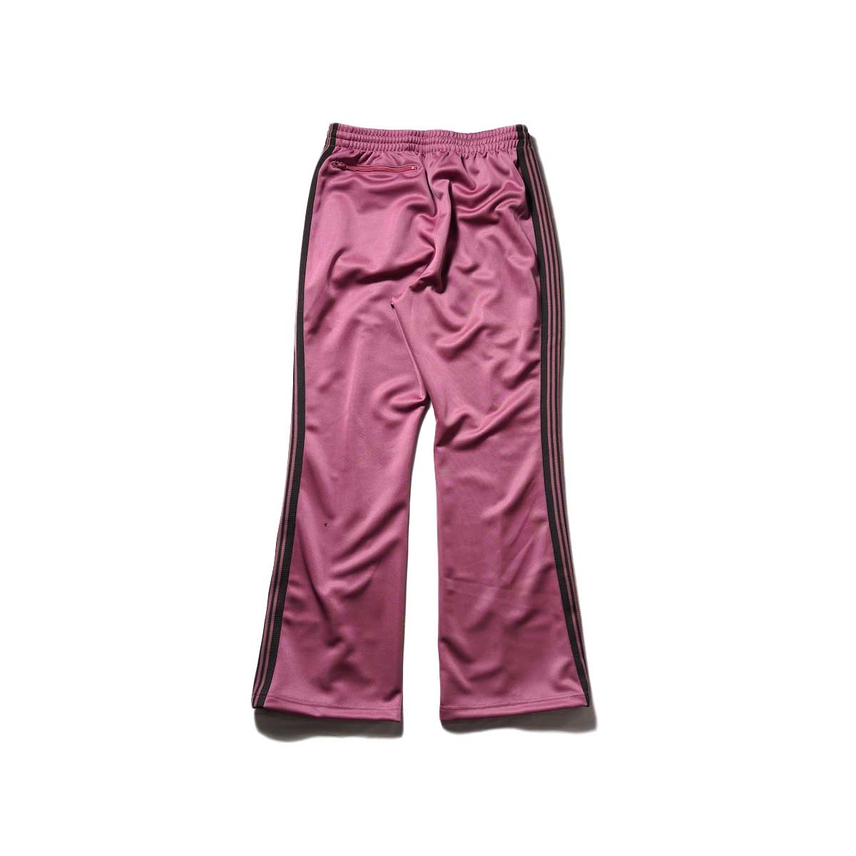 Needles / Boot Cut Track Pant -Poly Smooth (Smork Pink) 背面