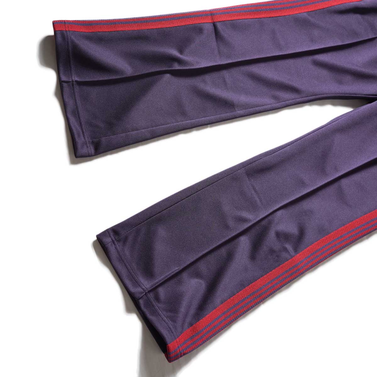 Needles / Boot-Cut Track Pant -Poly Smooth (Dk.Purple)裾
