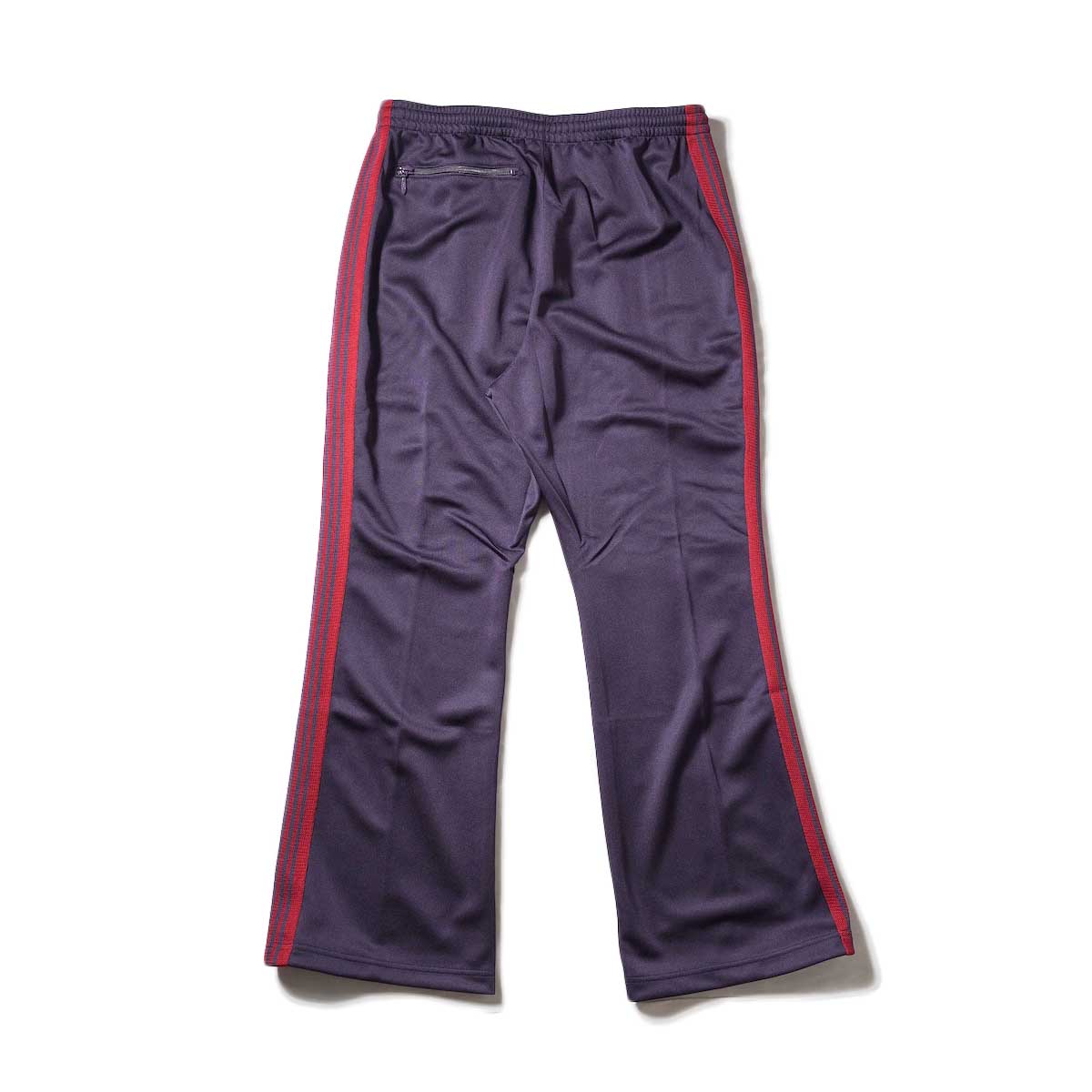 Needles / Boot-Cut Track Pant -Poly Smooth (Dk.Purple)背面