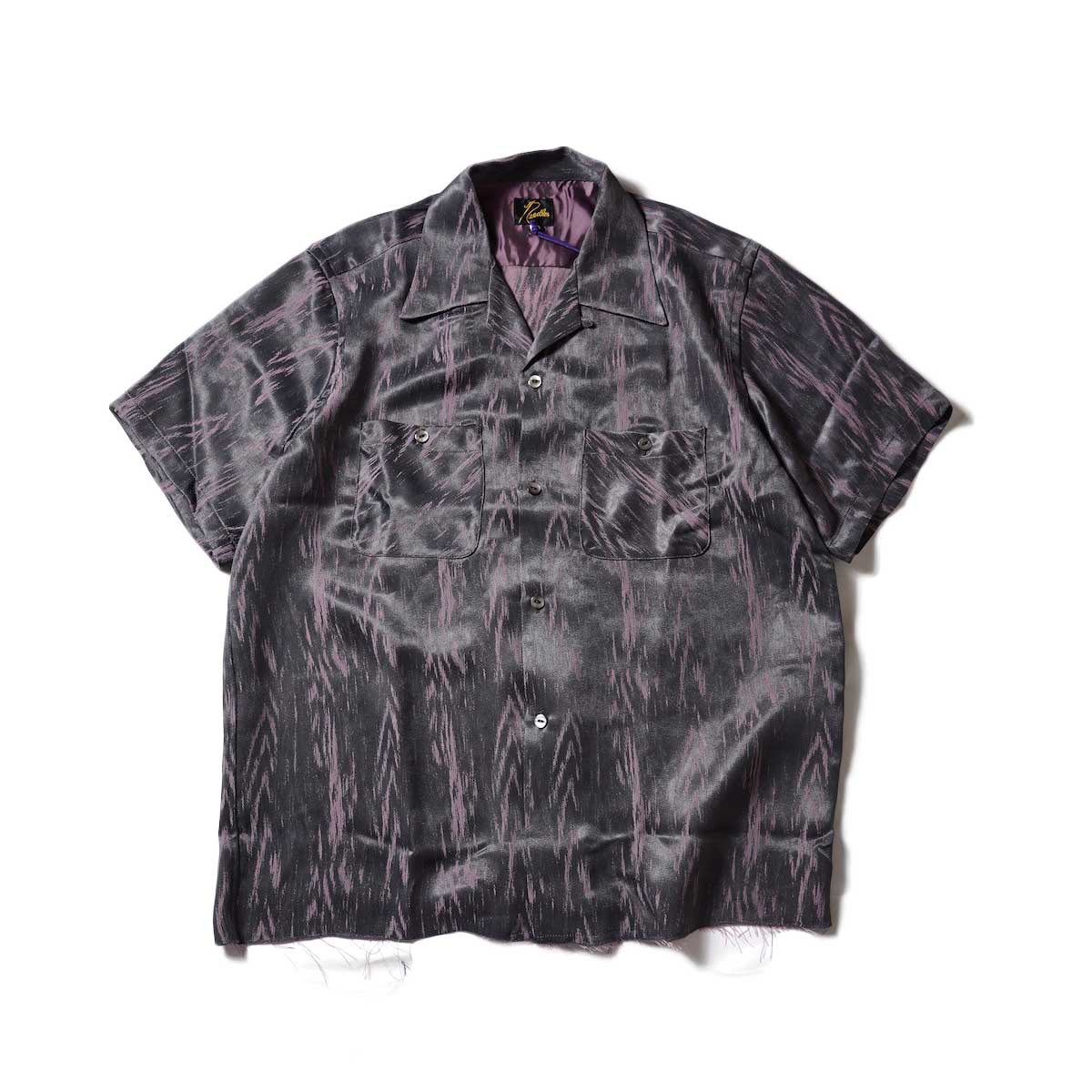 Needles / C.O.B. S/S Classic Shirt - Jacqard (Abstract)
