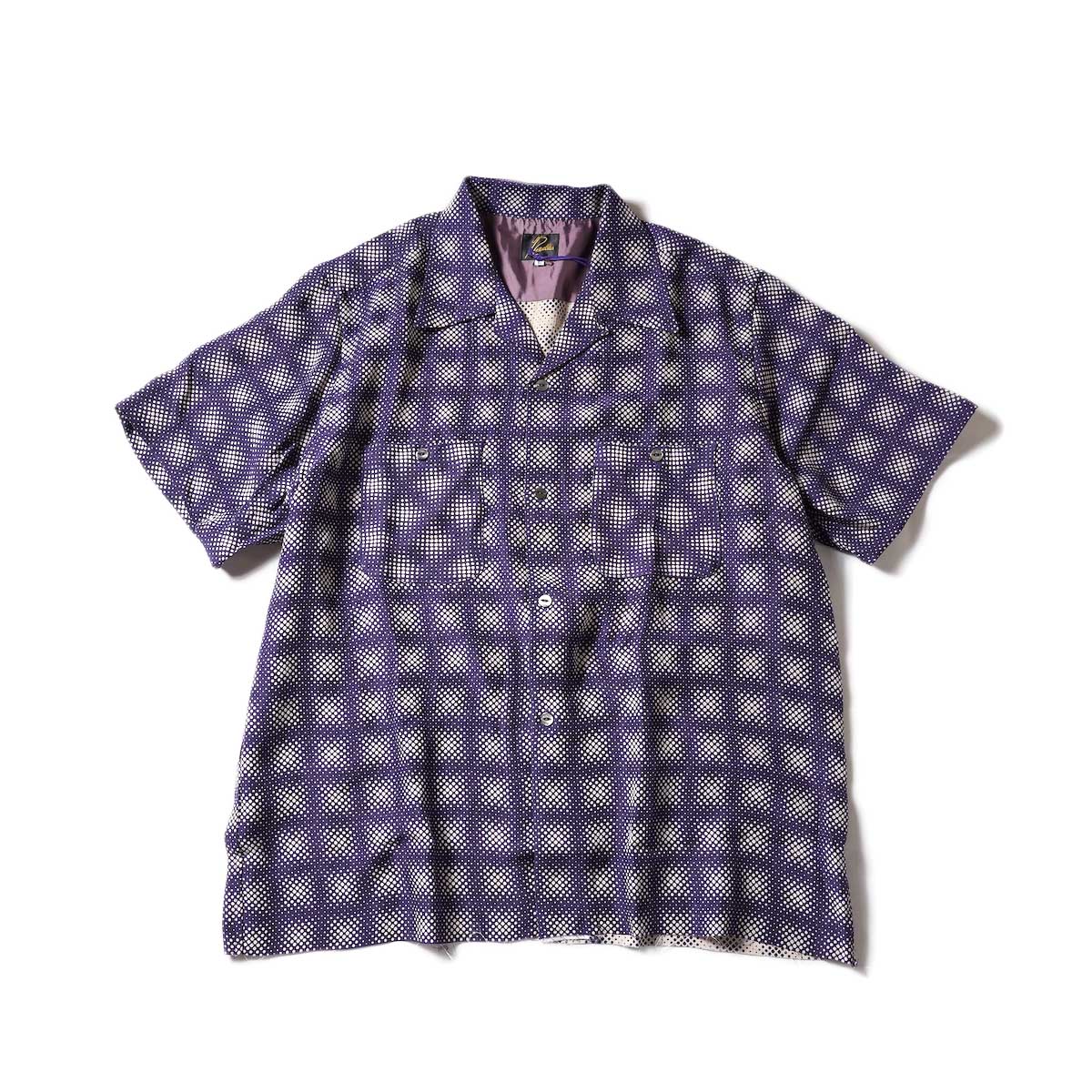 Needles / C.O.B. S/S Classic Shirt - Jacqard (Dot Ombre)正面