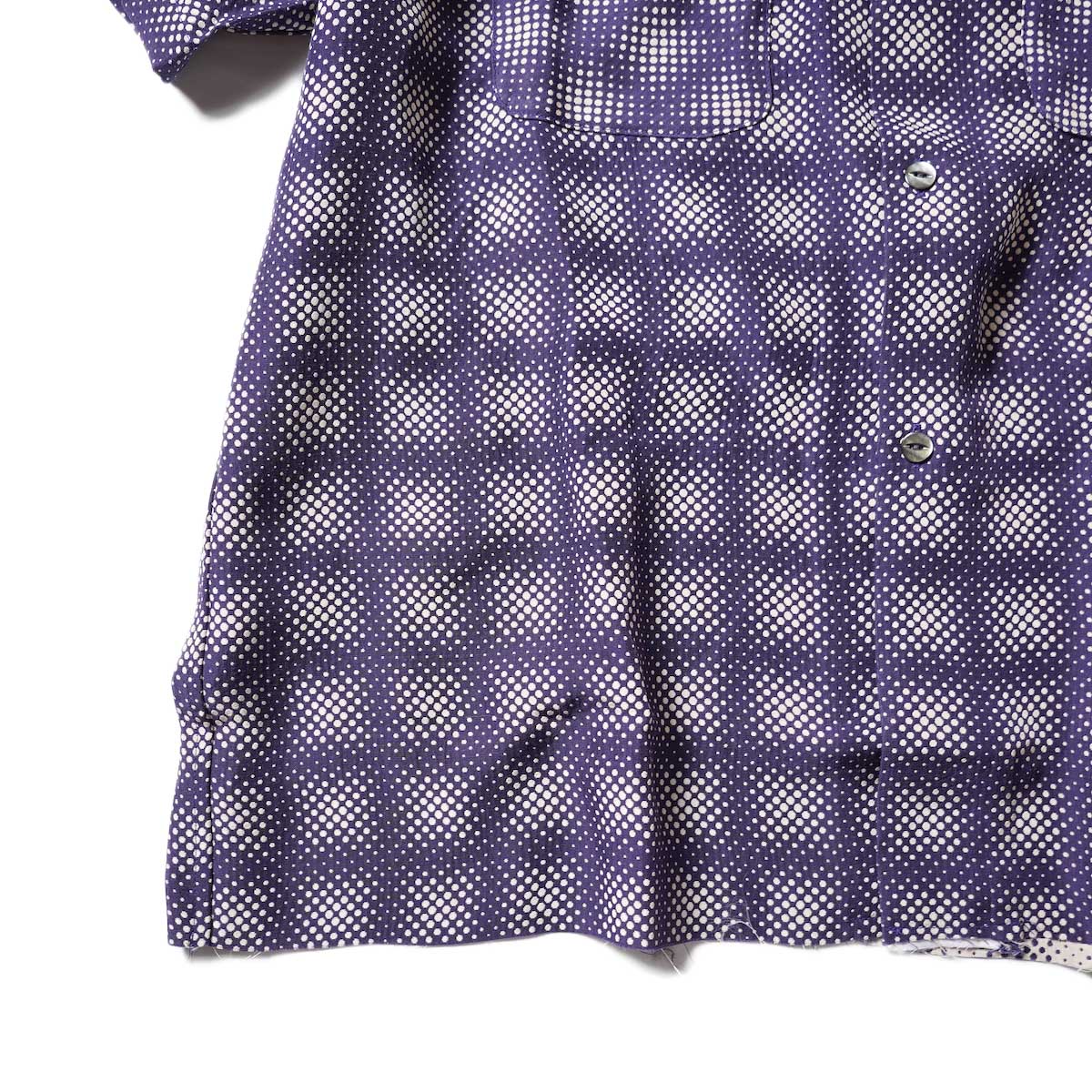Needles / C.O.B. S/S Classic Shirt - Jacqard (Dot Ombre)裾