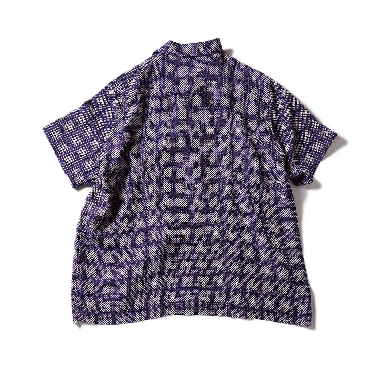 Needles / C.O.B. S/S Classic Shirt - Jacqard (Dot Ombre)背面