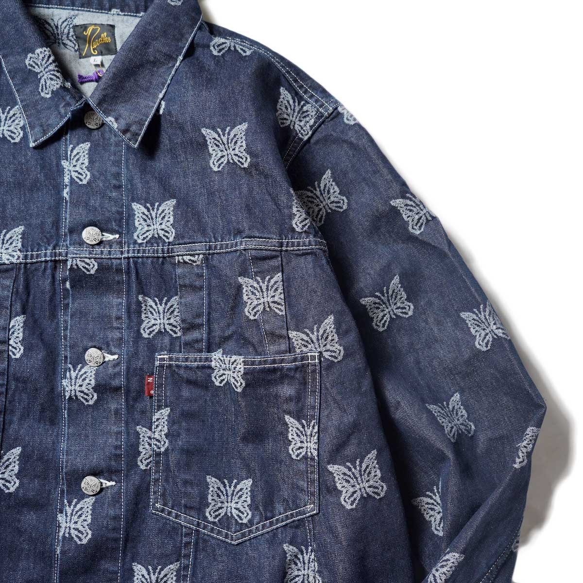 Needles / Darts Jean Jacket -10oz Denim / Papillon Jq. (Indigo)ポケット