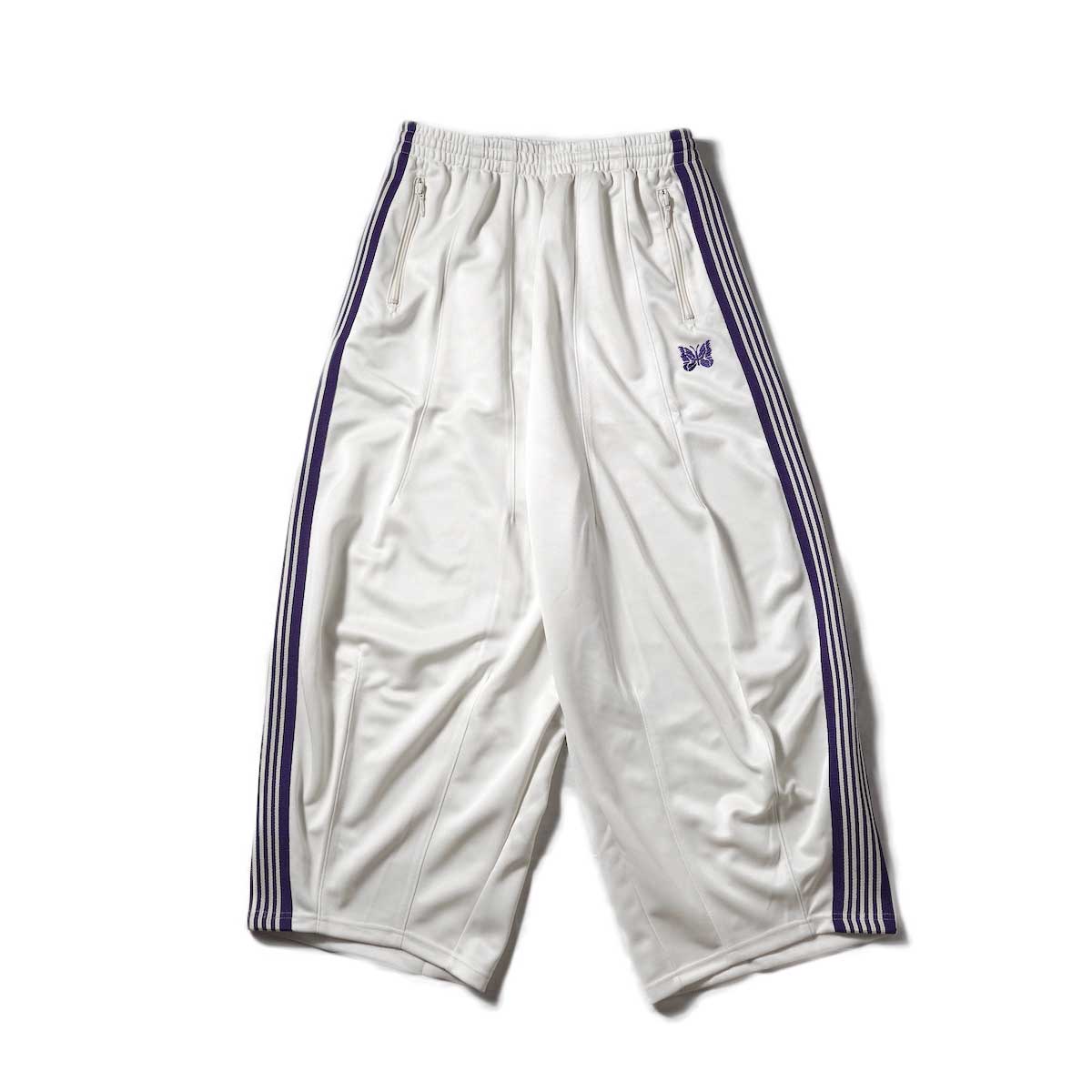 Needles / H.D.Track Pant -Poly Smooth (Ice White)