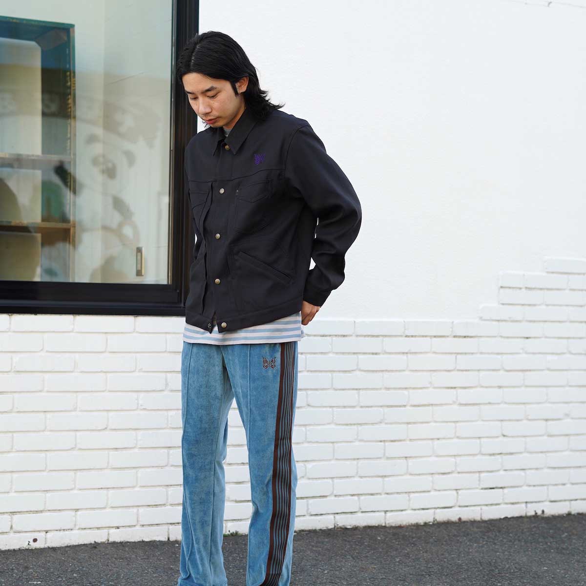 Needles / PENNY JEAN JACKET - POLY TWILL イメージ　175cm/ Msize着用