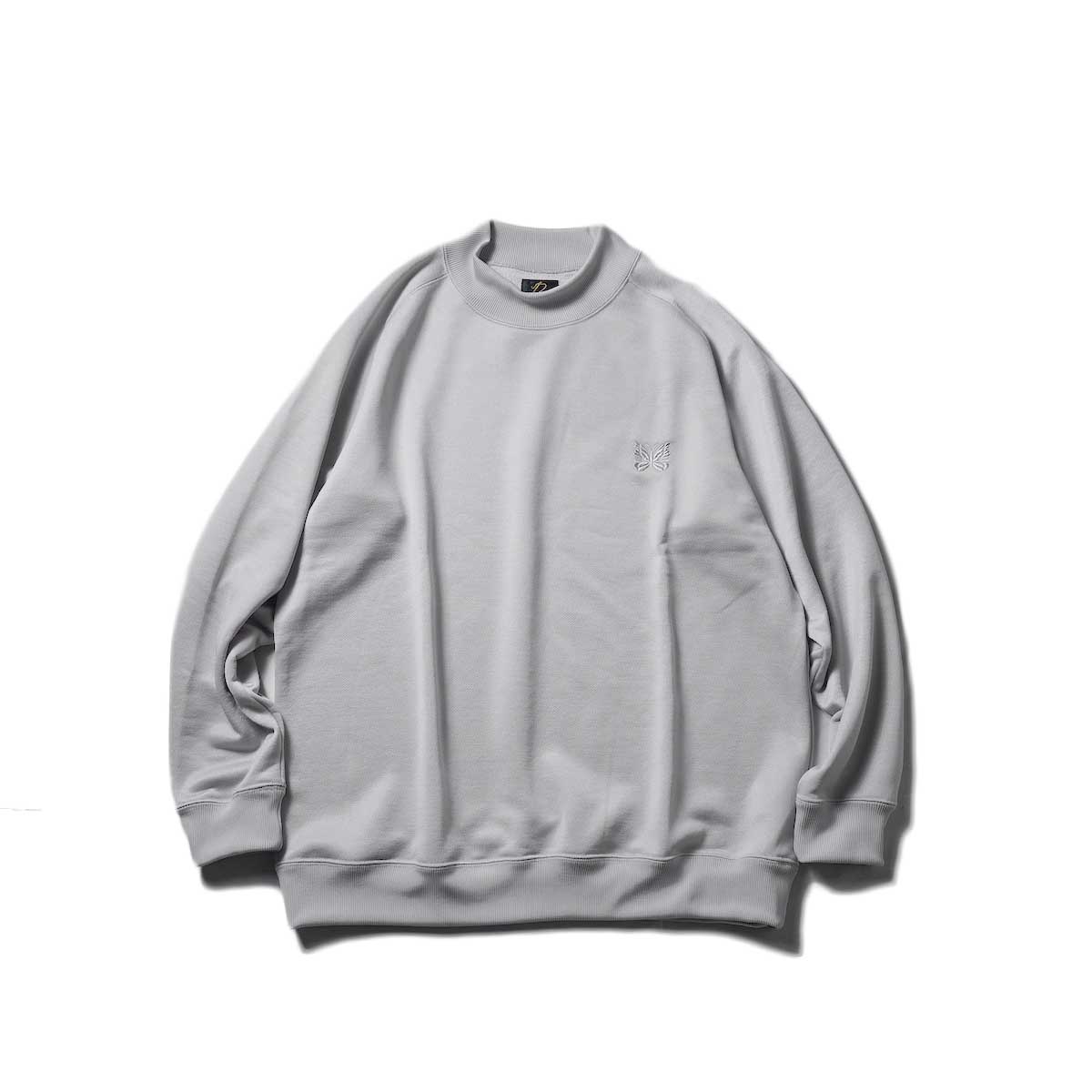 Needles / Mock Neck Tee -Bright Jersey (Ice White)