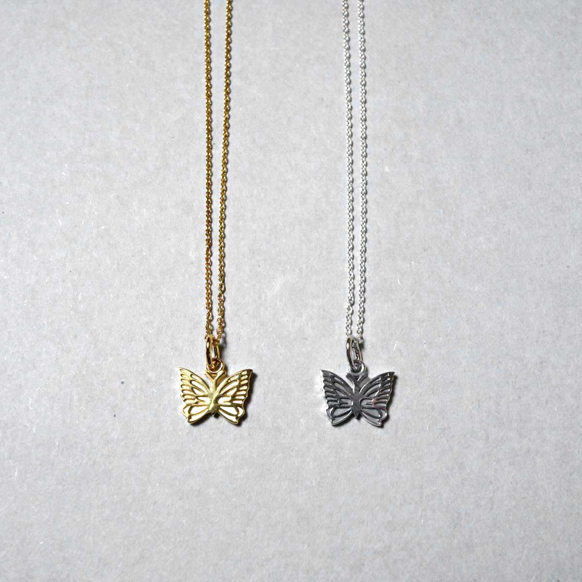 Needles / Pendant (Papillon)左Gold , 右Silver