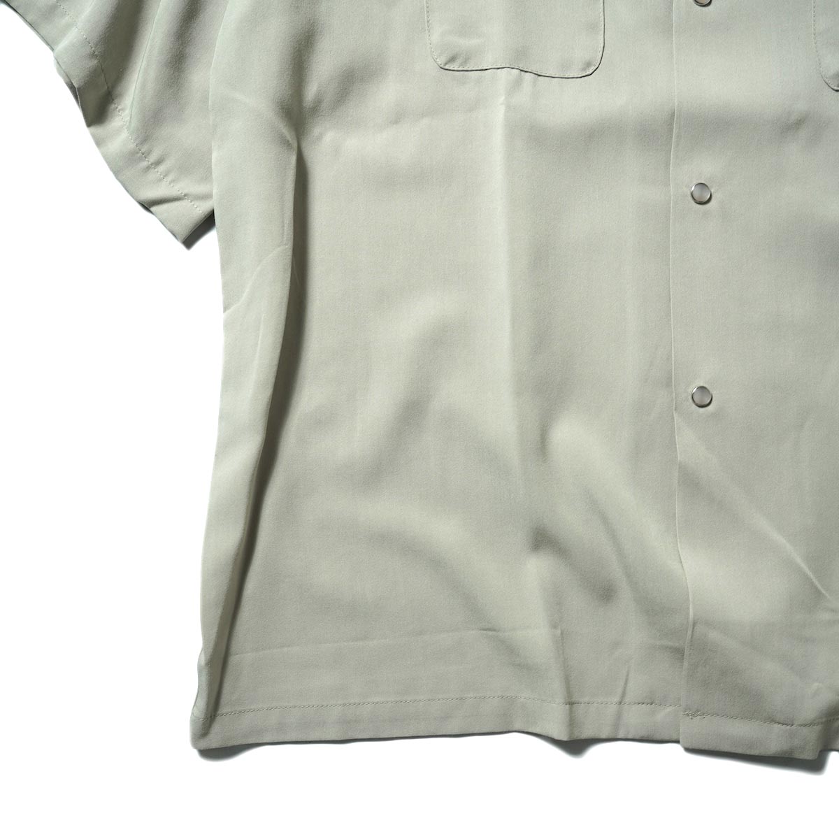 Needles / S/S Cowboy One-Up Shirt - R/PE Twill (Beige)裾