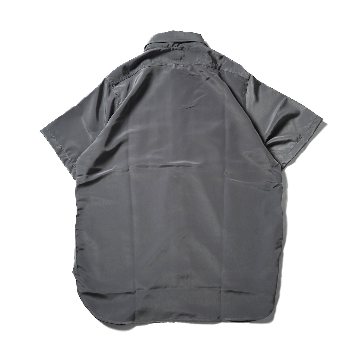 Needles / S/S WORK SHIRT - POLY CLOTH (Smoke Purple)背面