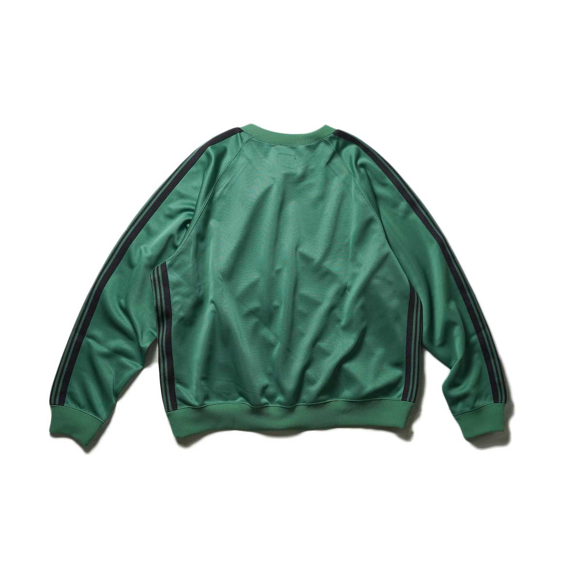 Needles / Track Crew Neck Shirt -Poly Smooth (Emerald Green)背面